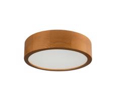 36440 - Plafon JASMIN 1xE27/20W/230V śr. 27,5 cm złoty dąb
