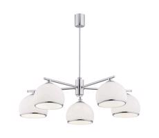 Argon 2087 - Żyrandol na drążku MARBELLA 5xE27/15W/230V chrom