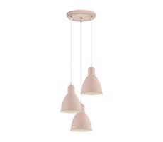 EGLO 49084 - Żyrandol na drucie PRIDDY-P 3xE27/60W/230V