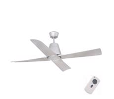 FARO 33489 - Wentylator sufitowy TYPHOON IP44 szary
