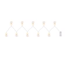 Globo 29908-10 - LED Łańcuch dekoracyjny 10xLED/0,03W/2xAA