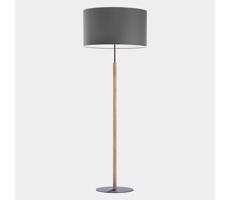 Lampa podłogowa DEVA 1xE27/25W/230V szary