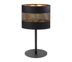 Lampa stołowa TAGO 1xE27/15W/230V czarna/złota
