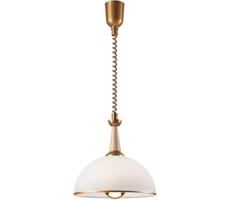 Lampa wisząca z reg. wysokości CHIARA 1xE27/60W/230V beżowy/buk