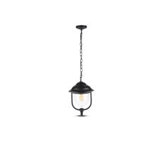 Lampa wisząca zewnętrzna na łańcuchu 1xE27/60W/230V IP44 czarna