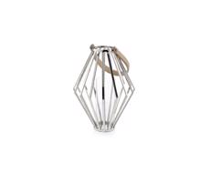 Lampion GEOM 41 cm chrom/brąz