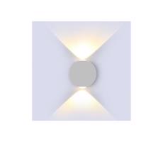 LED Kinkiet zewnętrzny LED/6W/230V 3000K IP65 szary
