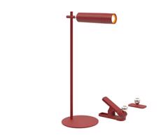 LED Ściemnialna magnetic Lampa stołowa LED/3W/5V 4000K 1500 mAh czerwony