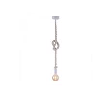 Leuchten Direkt 13572-16 - Żyrandol na lince DIY 1xE27/10W/230V biały