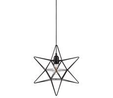 Markslöjd 705299 - Dekoracja bożonarodzeniowa CONTOUR 1xE27/40W/230V czarna