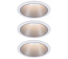 Paulmann 93410 - SADA 3xLED/6,5W IP44 Ściemnialne oświetlenie łazienkowe COLE 230V