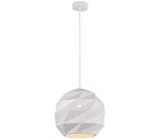 PND-2424-1L-WH - Żyrandol na lince PALERMO 1xE27/40W/230V śr. 32 cm biały