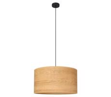 Żyrandol na lince ALBA 1xE27/60W/230V śr. 45 cm brązowe/czarne
