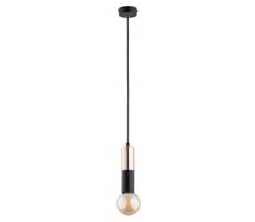 Żyrandol na lince BOLID 1xE27/60W/230V złoty/czarny