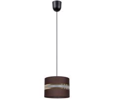 Żyrandol na lince CORAL 1xE27/60W/230V śr. 20 cm brązowy