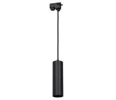 Żyrandol na lince do rail system PIPE 1xGU10/25W/230V czarny