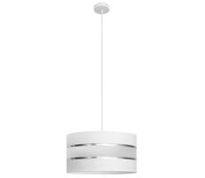 Żyrandol na lince HELEN 1xE27/60W/230V śr. 40 cm białe