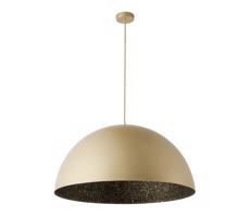 Żyrandol na lince SFERA 1xE27/60W/230V śr. 35 cm złoty/czarny