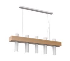 Żyrandol na lince WEST 5xGU10/25W/230V biały